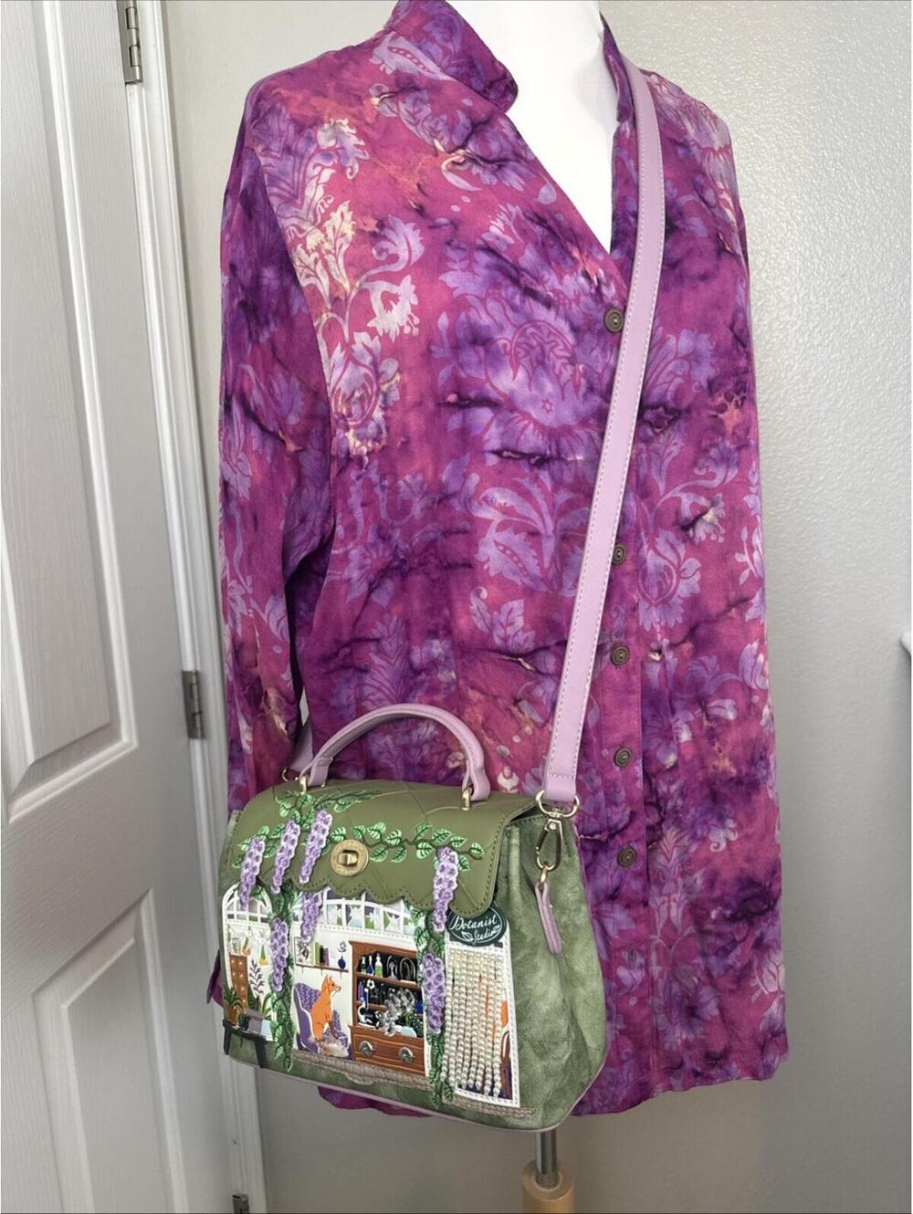 Vendula London Botanist Studio Grace Bag Fox On A Chair Hand Bag /Crossbody NEW